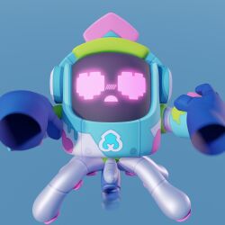 2boys 3d 8-bit_(brawl_stars) anal_sex blender blender_(software) blush brawl_stars disembodied_hand disembodied_penis duo genitals heart_eyes hi_res holding_hands male/male male_only male_penetrating penetration robot robot_penis sex simple_background sprout_(brawl_stars) supercell