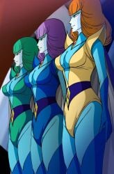 3girls alien alien_girl alien_humanoid assassin_a assassin_b assassin_c t35endou ufo_robo_grendizer villainess