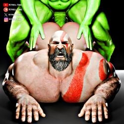 anal_sex ass_grab ass_up ass_up_high bald bald_man bara beard big_ass big_bottom big_butt big_penis big_sub bubble_ass bubble_butt daddy dilf doggy_style faceless_male facial_hair fat_ass fat_butt gay gay_sex god_of_war grabbing_ass grabbing_from_behind green_skin grey_body head_down_ass_up huge_ass huge_butt huge_cock kitrell_simz kratos large_ass large_butt large_penis looking_at_viewer male_only massive_ass massive_butt mature_male muscles muscular muscular_ass muscular_bottom muscular_male muscular_thighs older_male on_top orc orc_dom orc_dom_male_sub orc_male orc_on_human orc_on_male pained_expression penis penis_on_ass red_markings seducing seductive_pose shocked shocked_expression shocked_eyes slutty_daddy slutty_pose tempting thick_ass thick_butt thick_thighs thrusting thrusting_into_ass white_body white_skin yaoi