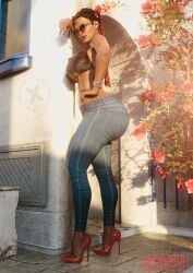 1girls 3d 3d_(artwork) abs absurd_res absurdres apex_legends ass big_ass big_breasts braided_hair braided_twintails brazilian breasts bubble_ass dark-skinned_female dark_skin dat_ass dumptruck_ass female female_only heels high_heels jeans latina latina_milf loba loba_(apex_legends) long_nails milf multicolored_hair nails_painted patreon_username piercing respawn_entertainment round_ass seductive solo tagme tattoo the_x_creator thick_thighs twitter_username wide_hips