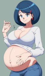 dmy-gfx johanna_(pokemon) milf pokemon pokemon_dppt pregnant tagme