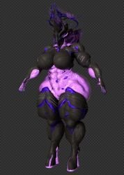 big_ass big_breasts breasts bubble_butt cleavage ember_(warframe) ember_heirloom_(warframe) female huge_ass huge_breasts qzk_forte thick_thighs warframe wide_hips