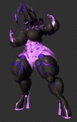 big_ass big_breasts breasts bubble_butt cleavage ember_(warframe) ember_heirloom_(warframe) female huge_ass huge_breasts qzk_forte thick_thighs warframe wide_hips