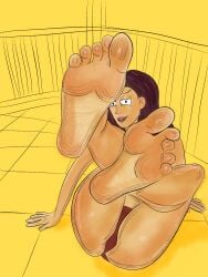 feet female foot_fetish foot_focus rick_and_morty soles tricia_lange