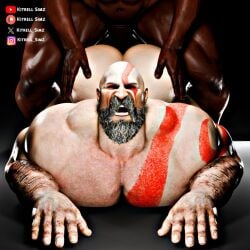 anal_sex ass_grab ass_up ass_up_high bald bald_man bara bara_ass beard big_ass big_ass_(male) big_bottom big_butt big_penis big_sub black_body black_penis brown_skin bubble_ass bubble_butt daddy daddy_penetrated dark-skinned_male dark_skin dat_ass dat_butt dilf doggy_style dumptruck_ass dumptruck_butt faceless_male facial_hair fat_ass fat_butt front_view gay gay_sex god_of_war grabbing_ass grabbing_from_behind head_down_ass_up huge_ass huge_butt huge_cock interracial kitrell_simz kratos large_ass large_butt large_penis looking_at_viewer male_only massive_ass massive_butt mature_male muscle_ass muscle_bottom muscle_butt muscles muscular muscular_ass muscular_bottom muscular_butt muscular_male muscular_thighs older_male on_top pained_expression penis penis_on_ass plump_ass plump_butt red_markings round_ass round_butt seducing seductive_pose shocked shocked_expression shocked_eyes slutty_daddy slutty_pose tempting thick_ass thick_butt thick_thighs thrusting thrusting_into_ass very_dark_skin white_body white_skin yaoi