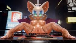 3d 3d_(artwork) 3d_model anthro anthro_female anthro_only dripping_pussy fishnet_armwear fishnet_legwear fishnet_only fishnets food furry furry_female large_breasts mobian mobian_(species) mobian_bat nottanj on_table paprikablend plump plump_labia public restaurant rouge rouge_the_bat rouge_the_bat_(nottanj) sega sonic_(series) sonic_adventure_2 sonic_the_hedgehog_(series) spreading spreading_legs sushi