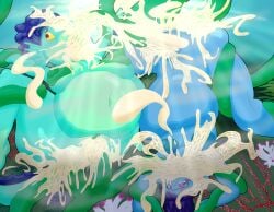2girls agatha_gillman all_the_way_through big_ass big_breasts blue_eyes blue_hair chubby_female cum cum_in_water cum_through daniela_paguro excessive_cum female fish fish_girl fish_humanoid glasses inflation luca_(pixar_film) milomotis multiple_penetration red_eyes ruby_gillman,_teenage_kraken scales tentacle underwater underwater_sex yellow_sclera