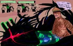 007n7_(forsaken) 1x1x1x1_(forsaken) 2boys accidental_impregnation artist_signature bigger_bottom body_hair chubby chubby_belly chubby_male cum cum_in_pussy cum_inside cuntboy cuntboy/male cuntboy_penetrated dialogue dialogue_box doodle forsaken_(roblox) gay gay_sex impregnation intersex male monster_male nervous_sweat overweight overweight_male pussy robloxian smaller_penetrating_bigger smaller_top sweat tabbedout translucent_body two_tone_body uterus visible_skeleton xray