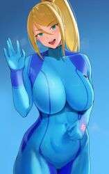 1girls female metroid nintendo oruru63100814 samus_aran solo solo_female tagme