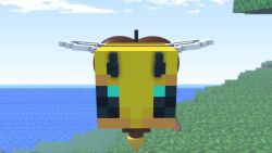 1boy 3d animated antennae antennae_(anatomy) ass balls bee bee_(minecraft) big_ass big_penis feral insects male male_only minecraft mojang muitetul no_sound penis shorter_than_30_seconds tagme video wings