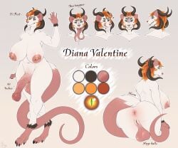 2025 2_tongues 4_horns 5_eyes 5_fingers absurd_res animal_genitalia animal_penis anthro anus areola balls big_balls big_breasts big_penis breasts buckteeth claws diana_valentine digital_media_(artwork) ear_piercing ear_ring eldritch_abomination english_text equine_genitalia equine_penis facial_piercing fangs feet finger_claws fingers futanari genitals gradient_background hair herm herm_anthro hi_res horn intersex intersex_anthro lip_piercing long_tongue mammal medial_ring model_sheet multi_eye multi_horn multi_tongue murid murine navel nipple_outline nude orange_hair penis piercing pupils pussy rat ring_piercing rodent short_hair simple_background slit_pupils snakebite_piercing solo tail teeth text toe_claws toes tongue tongue_out utya vein