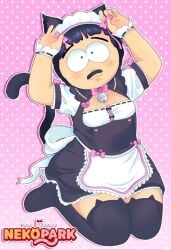 1boy cat_ears cat_tail cute femboy gay kemonomimi maid maid_outfit maid_uniform male male_only nekomimi randy_marsh south_park tagme yaoi