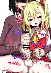 1futa 1girls asshole blonde_female blonde_hair cum cum_drip faceless_character faceless_female female female_pervert female_rapist femdom flandre_scarlet flat_chest from_behind full-package_futanari futa_on_female futa_with_female futanari futasub handjob hi_res highres kameyan mature mature_female milf mommy older_female precum rape red_eyes side_ponytail small_breasts touhou vampire vampire_girl younger_female