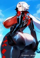 ai_generated arlecchino_(genshin_impact) big_ass bottom_heavy curvy_female evilkuro05 genshin_impact hoyoverse sexy tagme thick_ass video voluptuous_female