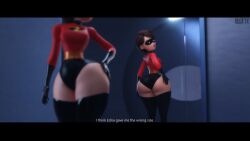 3d ass ass_focus big_ass bubble_butt clothing elastigirl fat_ass fully_clothed hand_on_butt helen_parr huge_ass huge_hips leotard mature_female milf mother pose posing small_breasts small_waist smitty34 superheroine supersuit the_incredibles thick_thighs thigh_highs thighhighs thighs tiny_waist wide_hips