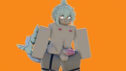 1boy 1femboy 3d 3d_model 3ntnsfw almost_naked balls big_penis cute cute_face femboy femboy_only femboysub gay light-skinned_male male male_only naked nipples penis penis_out presenting roblox robloxian shark_tail