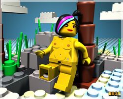 female hentai_boy lego minifigure no_humans nude the_lego_movie wyldstyle