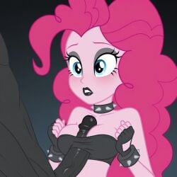 accurate_art_style aerolae ai_generated bandeau black_lipstick blue_eyes bra breasts civitai clothed clothed_paizuri equestria_girls eyeshadow goth goth_girl goth_pinkie_pie_(eq) my_little_pony nipples paizuri paizuri_lead_by_female penis_between_breasts pink_hair pink_skin pinkie_pie_(eg) pinkie_pie_(mlp)