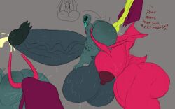 alien balls barbed_penis cream_(repomorame) drool drooling femboy hyper_balls hyper_penis large_penis lazypummalbutt long_tongue male male_only massive_balls penis repomorame solo solo_male spiked_penis thick thick_ass thick_body thick_femboy thick_penis thick_thighs veiny_penis
