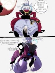 1femboy 1male 2boys 2d 2d_(artwork) action_lines after_sex anal_sex ass balls big_ass big_balls big_dick big_penis black_skin blackwhiplash_(style) blue_ring blue_skin bottom_heavy_femboy bottomless bottomwear breeding cum cum_in_ass cumshot dick dick_in_ass dragon_ball dragon_ball_super dragon_ball_z game_cg gay gay_anal gay_sex huge_ass impregnation injecting jiggling_ass loving_gaze loving_it male male_on_femboy massive_ass mr_who_man!? naked_male penetration penis penis_in_ass semen semen_in_anus semen_in_ass sex testicles thick_thighs whis white_background white_eyes wide_hips yaoi