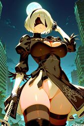 yorha 2b from nier: automata by (titancore)