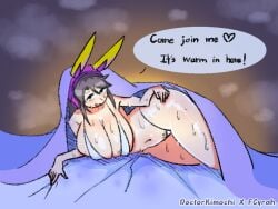 2025 alternate_version_at_source alternate_version_available ass big_ass big_breasts big_butt bikini bikini_bottom black_hair blanket blush breasts brown_hair collaboration color color_edit colored digital_art digital_drawing_(artwork) digital_media_(artwork) digital_painting_(artwork) doctor_kimochi edit edited fcyrah female full_color grown_up hairy hairy_pussy huge_breasts inviting inviting_to_fuck inviting_to_sex large_ass large_breasts large_butt looking_at_viewer micro_bikini pale_skin partially_clothed pulling pussy sexy sexy_pose smile smiling smiling_at_viewer steam steaming_body steamy steamy_breath sweat sweatdrop sweating the_battle_cats thundia under_blanket wide_hips
