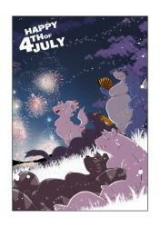 2025 4_fingers 4th_of_july anthro ass balls bear belly big_belly big_breasts big_butt big_moobs black_body black_fur black_markings black_tail blue_body blue_eyes blue_fur blue_tail blush border breasts celebration cheek_tuft chibineco cloud colored curvy_figure detailed_background digital_drawing_(artwork) digital_media_(artwork) dipstick_tail english_text facial_markings facial_tuft female fingers fireworks flaccid fluffy fluffy_tail foreskin fur genitals grass grass_field grey_body grey_fur grey_markings grey_penis grey_tail_tip group group_nudity hand_on_hip head_markings hi_res holding_object holidays inner_ear_fluff lying lying_on_another male mammal markings moobs multicolored_penis night nipples nude open_mouth open_smile outside overweight overweight_anthro overweight_male pawpads penis pink_foreskin pink_nipples pink_pawpads pink_tongue pink_vulva plant polar_bear public public_nudity pupils pussy shaded sky slightly_chubby slightly_chubby_anthro slightly_chubby_male smile snout sparkles standing tail tail_markings text tongue tuft two_tone_penis uncircumcised united_states_of_america ursine vulva white_body white_border white_fur white_penis white_sclera white_tail yellow_eyes yellow_markings
