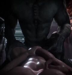 alien anal anal_sex animated anthro bodily_fluids duo erection first_person_view genital_fluids genitals halo_(series) holding_both_legs holding_both_thighs human humanoid interspecies littleslice-sfm looking_at_viewer male male/male male_penetrated male_penetrating male_penetrating_male male_pov mammal microsoft muscular no_sound nude penetration penile penis sangheili sex tagme video video xbox_game_studios