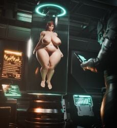 3d alien belly big_areola big_breasts big_nipples big_pussy bioware body_modification commander_shepard completely_nude expansion experiment feet female female_focus femshep hairy_pussy huge_breasts krogan mass_effect mind_alteration monitor navel nude overweight overweight_female pubes puffy_pussy pussy red_hair scientific_experiment seurat slightly_chubby slightly_chubby_female test_subject thick_thighs unconscious wide_hips