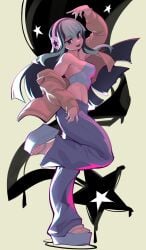 big_ass big_breasts big_butt big_thighs big_titties clothing curvaceous curvaceous_female curvaceous_figure curvy curvy_figure curvy_hips exnezo female female_focus female_only green_hair long_hair looking_at_viewer original original_character