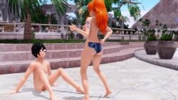 3d animated best_girl double_penetration gangbang koikatsu one_piece tagme video