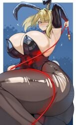 armpits ass_focus bunny_ears bunny_girl bunnysuit curvy dumptruck_ass evelyn_chevalier from_behind gigantic_ass gigantic_breasts hyper hyper_ass hyper_breasts hyper_hips looking_back rozendraws stars_of_lyra thick_ass thick_hips thick_thighs thunder_thighs twisted_torso voluptuous wide_hips zenless_zone_zero