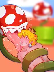 male peach from mario (series) by sevvydraws