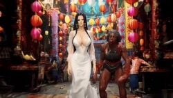 age_difference ai_generated ambessa_medarda ambush animated arcane big_booty big_breasts big_breasts big_breasts big_butt black_hair boa_hancock clothes_rip clothes_ripped clothes_ripping crossover dominant_female dominant_lesbian dress ear_piercing earrings embrace embracing forced forceful grabbed grabbing_from_behind groping_ass groping_butt hand_on_ass hand_on_butt interracial jabbaman58 kissing league_of_legends lesbian_kiss long_hair one_piece public public_exposure sneaking stalker stalking stripped thong white_dress woman_only yuri