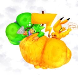 ass assisted_bathing backsack balls bent_over big_balls big_butt bird's-eye_view calvin_(tepigfan101) casey_(tepigfan101) clothing duo fan_character fantasizing generation_1_pokemon generation_8_pokemon genitals grookey hi_res high-angle_view huge_butt hyper hyper_butt kerchief lumiink male male/male neckerchief neckwear nintendo nude nude_male panties pikachu pokemon pokemon_(species) shower steam underwear water wet wet_balls wet_body wet_butt