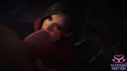 1boy 1girls 20_seconds 3d 3d_(artwork) 3d_animation 3d_model 3d_render ada_wong ada_wong_(adriana) animated asian asian_female big_cock big_penis blowjob blowjob_face eye_contact face_fucking facefuck fellatio female looking_at_partner on_knees oral oral_sex penis_in_mouth resident_evil resident_evil_4 resident_evil_4_remake sensualsirens short_video shorter_than_30_seconds sound tagme throat_noise video