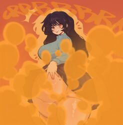 1girls :p alternate_version_available big_ass big_breasts black_hair blush breasts breasts_bigger_than_head bubble_butt fart fart_cloud fart_fetish farting farting_at_viewer fat_ass female hand_on_ass heart_symbol huge_ass huge_fart looking_back melonarts2_(artist) melonarts_(character) miloartses mole mole_on_ass moles moles_under_eyes no_panties red_eyes seductive seductive_look seductive_pose seductive_smile simple_background smile thick_ass tongue tongue_out upskirt