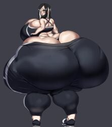 1girls artist_request huge_ass hyper looking_back tagme voluptuous