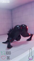 16:9 3d_animation animated ass big_breasts big_butt black_body black_fur black_hair breasts digital_media_(artwork) female ferux3d genitals hi_res huge_breasts mal0 malo mammal nude scp-1471-a scp_foundation short_playtime skull skull_head sound tagme thick_thighs video video wide_hips widescreen