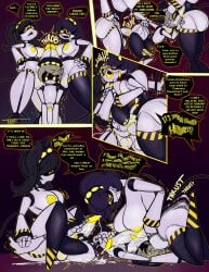 1boy 2futas absurd_res anus ass balls big_balls big_breasts big_butt big_penis bodily_fluids breasts cum cum_drip cum_in_ass cum_in_mouth cum_inside cum_on_face cum_on_penis degradation degradation_kink dialogue dialogue_box dripping ejaculation erect_nipples futa/male futa_on_male futa_penetrating futanari genital_fluids genitals glitch_productions hi_res huge_balls huge_breasts huge_butt huge_cock huge_hips huge_thighs humanoid humping intersex intersex/male intersex_penetrating inverted_nipples j_(murder_drones) machine male mind_break motion_lines murder_drones n_(murder_drones) nipples penetration penis robot robot_humanoid sharp_teeth size_difference smug smug_expression smug_face smug_grin speech_bubble tail teeth thendyart thick_thighs v_(murder_drones) wide_hips