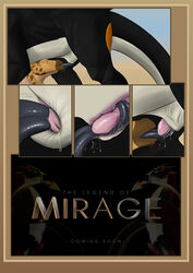 anus dragon evalion furry furry_only gay giraffe male no_humans penis sex the_legend_of_mirage tongue