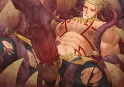 alien blonde_hair gilgamesh_(fate) punim410