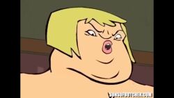 1girls animated big_breasts blonde_hair fat female gigantic_breasts huge_breasts miss_fattiss mp4 nah sons_of_butcher sound tagme teletoon video