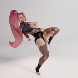 1:1 1futa 3d animated armor balls big_breasts big_penis erection feet fishnet_legwear fishnet_thighhighs fishnets futa_only futa_solo futanari garter_straps large_breasts large_penis long looking_at_viewer pink_hair ponytail qb_nuts red_eyes shorter_than_10_seconds solo standing standing_on_one_leg stirrup_legwear swinging_balls swinging_penis tagme thighhighs tongue tongue_out torn_pantyhose video