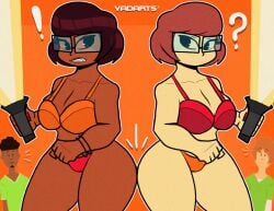 almost_naked shaggy_rogers shaggy_rogers_(velma) vadarts velma_(series) velma_dinkley velma_dinkley_(velma)