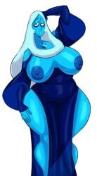 1girls big_areola big_breasts big_nipples blue_diamond_(steven_universe) blue_eyes blue_hair blue_nipples blue_skin breasts cartoon_network dark_nipples diamond_authority erect_nipples gem_(species) guillion_(toshkarts) guillynsfw huge_ass huge_boobs huge_breasts lips nipples solo steven_universe thick_thighs wide_hips