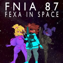 1futa 2girls 3d 3girls 7ff-art_(artist) 7ff_(artist) anthro bodysuit bonfie bonfie_(cryptia) bonfie_(cryptiacurves) bonnie_(cally3d) bonnie_(fnaf) cally3d cally3d_models chica_(cally3d) chica_(fnaf) chica_(fnia) chiku cryptiacurves dominant_futa dominant_futanari erection fexa fexa_(cryptia) fexa_(cryptiacurves) five_nights_at_freddy's fnaf foxy_(cally3d) foxy_(fnaf) foxy_(fnia) freddy_in_space_2 freddy_in_space_3 furry futanari gun huge_breasts huge_penis hyper_balls hyper_breasts hyper_penis penis_in_bodysuit sci_fi small_penis space space_marines submissive_female submissive_futa submissive_futanari text weapon