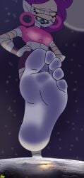 1girls brawl_stars emz_(brawl_stars) feet foot_fetish giantess hjpres soles