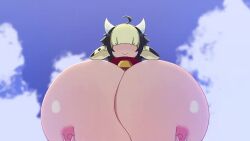 armorv1 armorv1_(artist) bouncing_breasts breasts cow_ears cow_girl cow_horns gigantic_breasts huge_breasts nipples paizuri penis tagme video