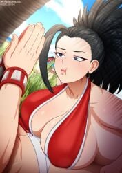 beach breasts fanon_couple momo_yaoyorozu my_hero_academia neocoill pussy shouto_todoroki swimsuit todoroki_shouto yaoyorozu_momo